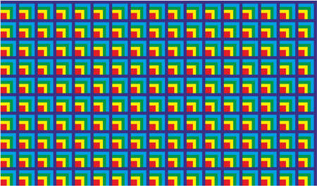 Thermal Camera Colors Square Retro Seamless Vector Pattern or Seamless Vector Background.のイラスト素材