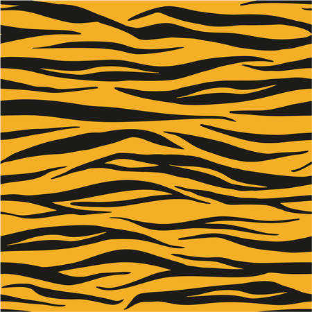 Tiger Animal Print Seamless Vector Pattern or Seamless Vector Background Conceptのイラスト素材