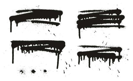 Spray Paint Abstract line designのイラスト素材