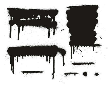 Spray Paint Abstract line designのイラスト素材