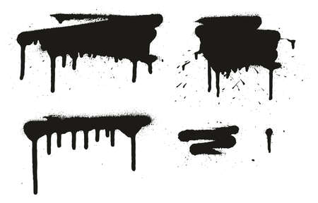 Spray Paint Abstract line designのイラスト素材