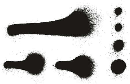 Spray Paint High Detail Abstract Vector Backgrounds, Linesのイラスト素材