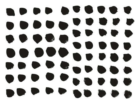 Calligraphy Paint Brush Lines High Detail Abstract Vectorのイラスト素材