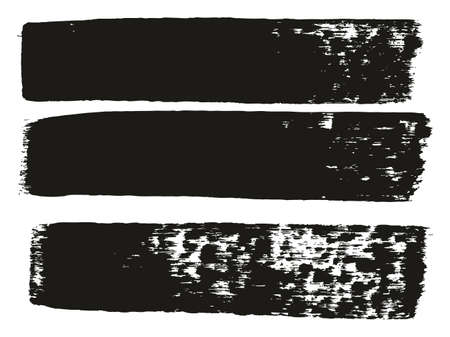 Paint Brush Medium Lines High Detail Abstract Vector Background Set 77のイラスト素材