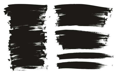 Calligraphy Paint Thin Brush Background Long High Detail Abstract Vector Backgroundのイラスト素材