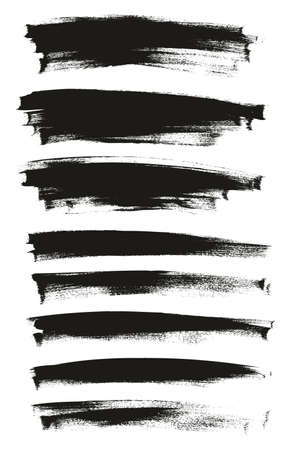Calligraphy Paint Thin Brush Background Long High Detail Abstract Vector Backgroundのイラスト素材