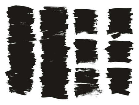 Calligraphy Paint Thin Brush Background Short High Detail Abstract Vector Backgroundのイラスト素材
