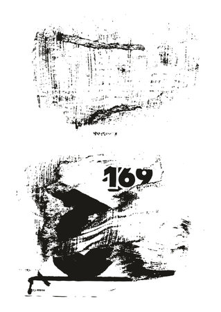Ripped & Torn Paper Background Grunge Punk Style High Detail Abstract Vector Background Setのイラスト素材