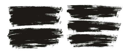 Flat Paint Brush Thin Full Background High Detail Abstract Vector Background Mix Setのイラスト素材