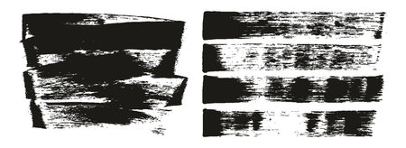 Flat Sponge Regular Artist Brush Long Background & Straight Lines Mix High Detail Abstract Vector Background Mix Setのイラスト素材