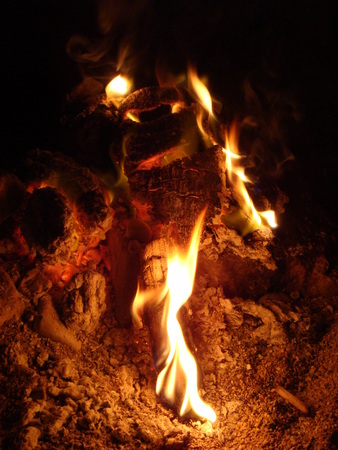 Flames macro backgroundの写真素材