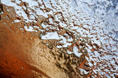 Ice abstract macro natural bokeh background fine art in high quality prints products printsの写真素材