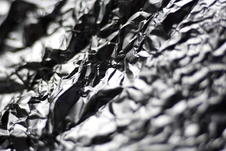 Aluminum foil macro abstract background fine art in high quality prints products fifty Megapixels printsの写真素材