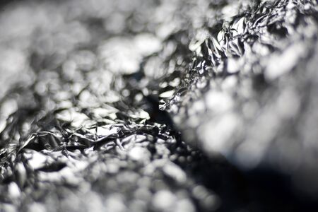 Aluminum foil macro abstract background fine art in high quality prints products fifty Megapixels printsの写真素材