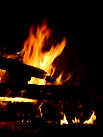 Fire flames macro backgroundの写真素材
