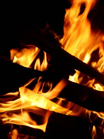 Fire flames macro backgroundの写真素材