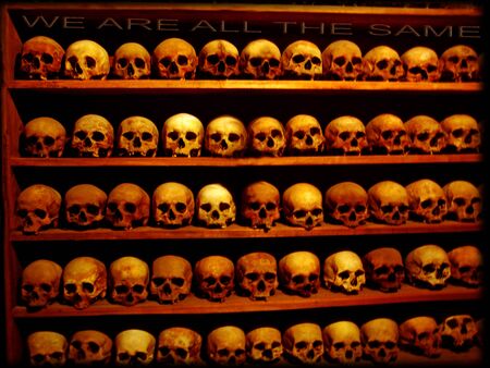 Lots of skulls with quote we are all the same background wallpapers fine prints