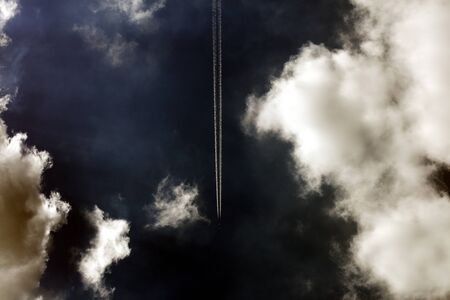 Stormy dark sky with clouds boost trip fifty megapixels fine art