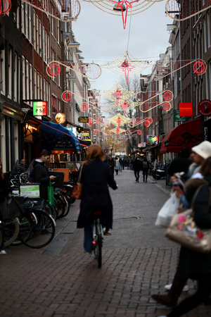 Amsterdam, Holland, Monday 2 December 2019 view of the center high qualityのeditorial素材