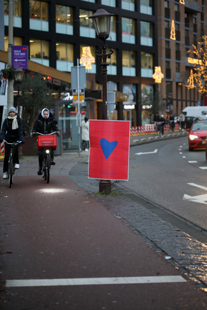 Amsterdam, Holland, Monday 2 December 2019 view of the center high qualityのeditorial素材