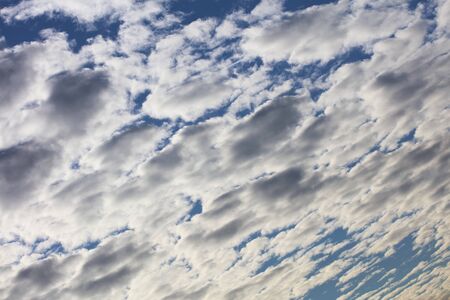 Sky with bubble clouds background high quality prints products fifty megapixels