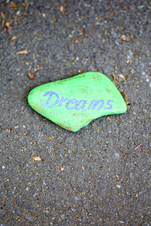 Dorsten, Germany, Monday 18 May 2020 small stones pained from kinds covid-19 season high quality modern printsのeditorial素材