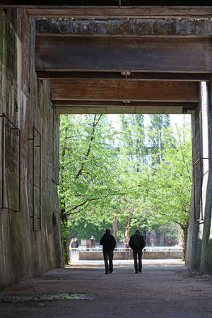 Duisburg, Germany, Friday 15 May 2020 exploring landschaftpark area covid 19 season high quality printのeditorial素材