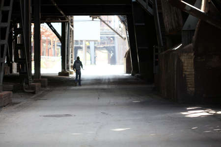 Duisburg, Germany, Friday 15 May 2020 exploring landschaftpark area covid 19 season high quality printのeditorial素材