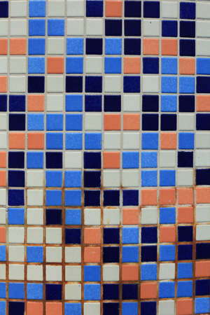 Cubes colorful mosaic ferry wall deck surface retro macro modern background high quality prints