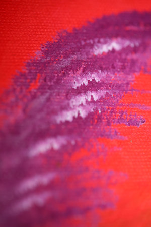Colorful acrylic paint on canvas art attack close up modern high quality prints.