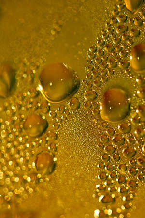 Macro shooting of water droplets beside the glass surface close up liquid drops modern background pattern high quality printsの写真素材