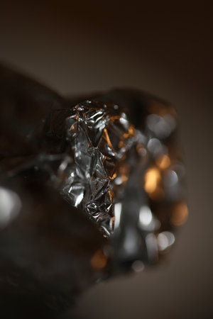 Aluminum paper abstract background close up high quality big size printの写真素材