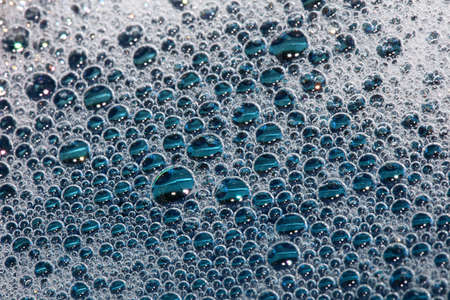 Colorful water bubbles close up modern background high quality big size prints