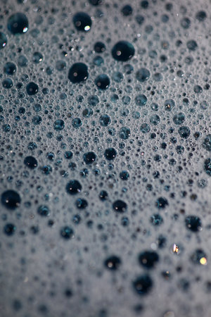 Colorful water bubbles close up modern background high quality big size prints