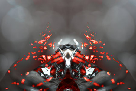 Double colorful aluminum foliage silver paper close up abstract modern background high quality big...