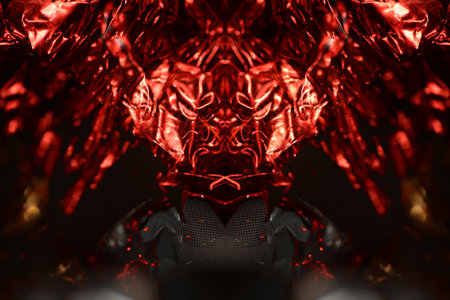 Double colorful aluminum foliage silver paper close up abstract modern background high quality big size trendy psycho printsの写真素材