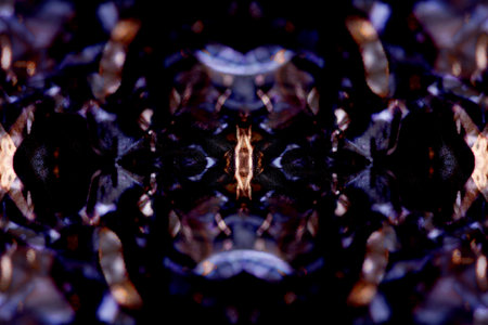 Aluminum foliage light effects design fire show party festive decorations abstract blurred background glowing texture shining pattern big size modern fliers making high quality printの写真素材