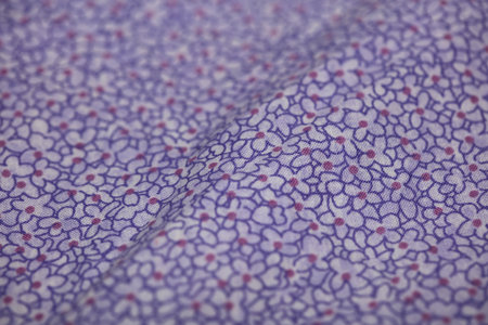 Violet purple textile design with colorful flowers close up background high quality big size instant printingsの写真素材