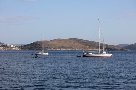 Saranda, Albania, Monday 16 September 2022 Exploring riviera port best places and beautiful city...