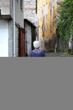 Gjirokaster, Albania, Wednesday 13 September 2023 Old stone city exploration people and beautiful ancient architectures styles summer vibes high quality big size traveling instant printingsのeditorial素材