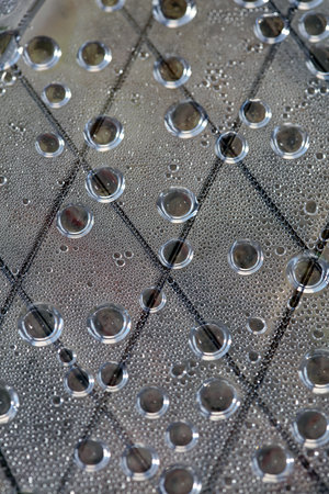 Water humidity drops bubbles macro on water colorful background liquid moments fifty megapixels big size instant printsの写真素材