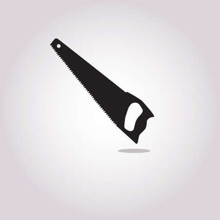 The saw icon. Saw symbol. Flat Vector illustration.EPS 10のイラスト素材