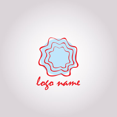 Creative abstract vector design template.Vector illustration.のイラスト素材