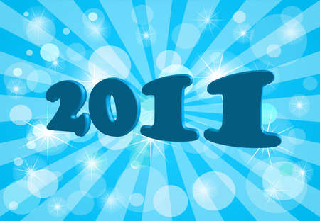 3D  2011  in abstract background illustration のイラスト素材