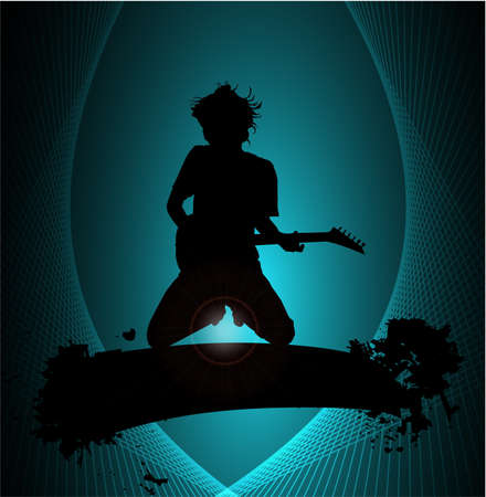 Guiteristのイラスト素材