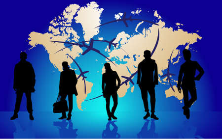 Business people, vector illustrationのイラスト素材