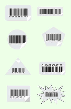 Bar code, vectorのイラスト素材