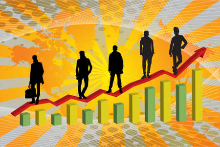 Business background, vectorのイラスト素材