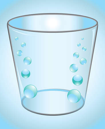 glass of waterのイラスト素材