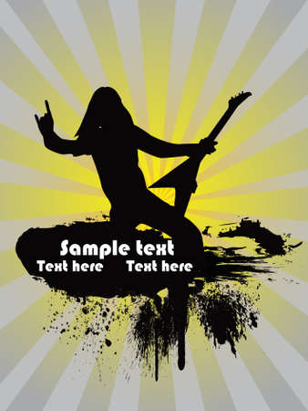 Guitaristのイラスト素材